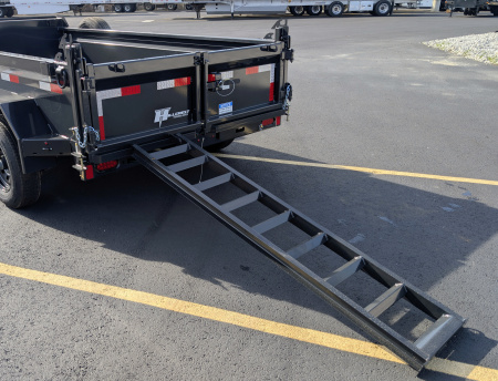 New Hillcrest Trailers 10612SSD Telescopic Half Ton Towable 10K (GVWR) Dump Trailer