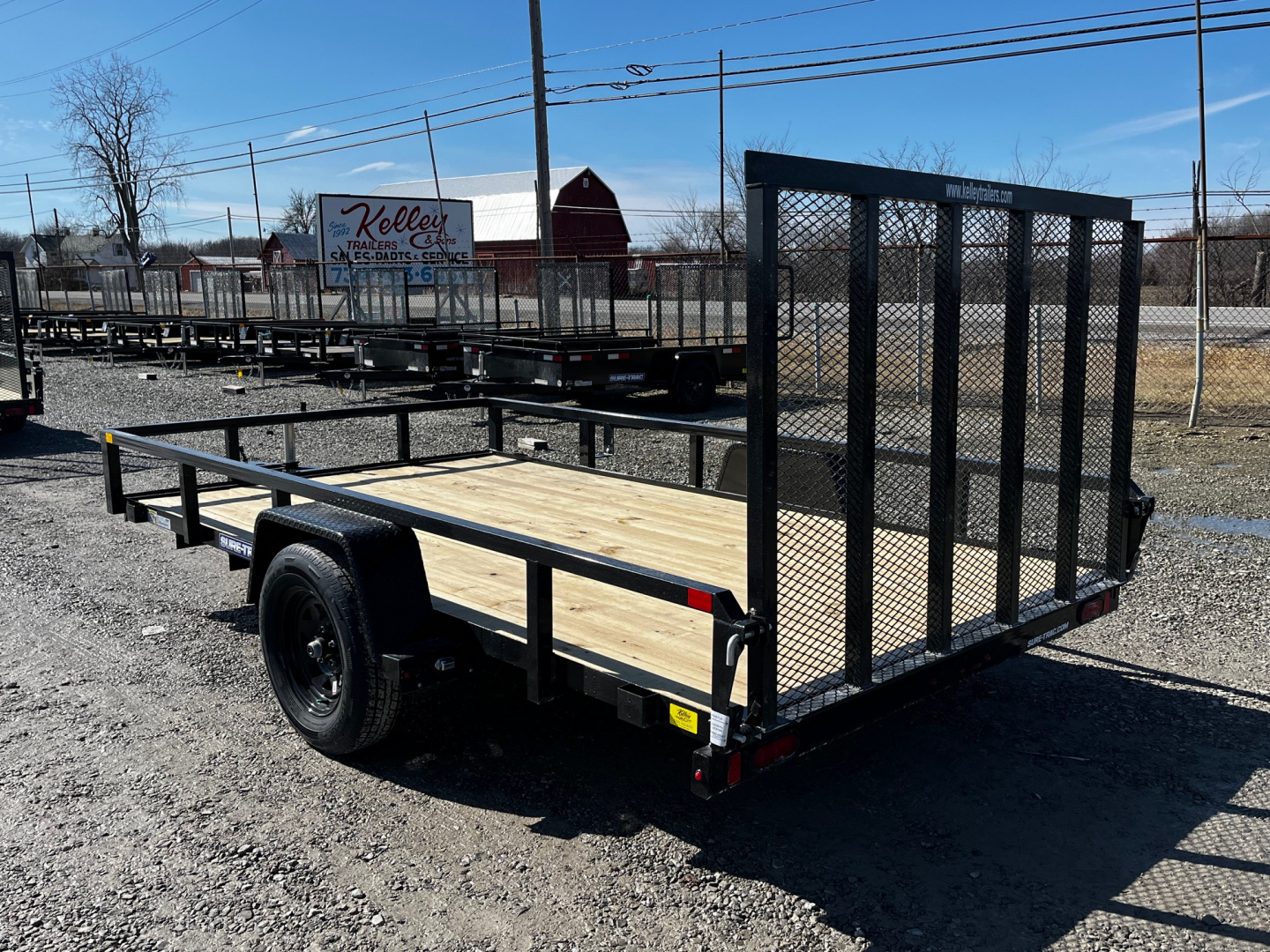 New 2026 Sure-Trac 7 x 12 Tube Top 3K Utility Trailer
