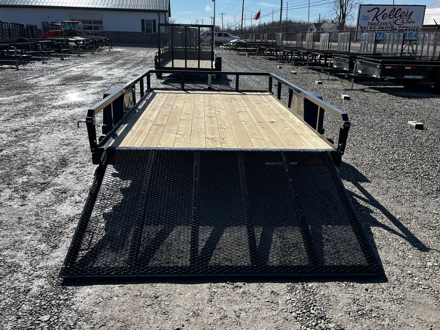 New 2026 Sure-Trac 7 x 12 Tube Top 3K Utility Trailer