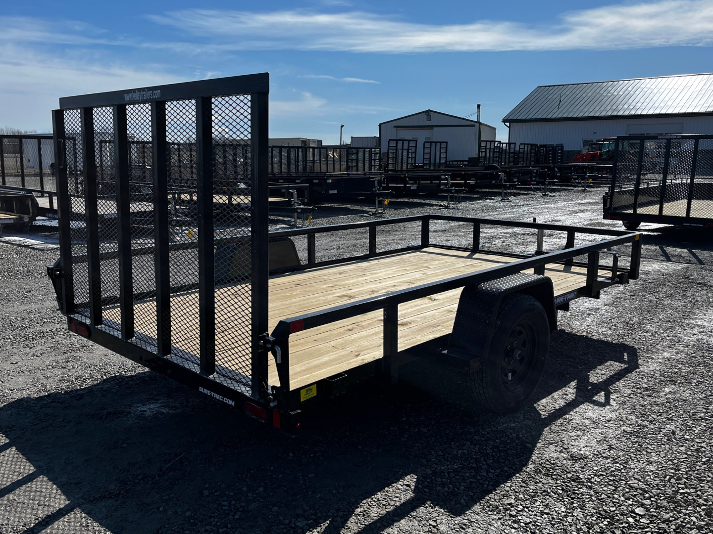 New 2026 Sure-Trac 7 x 12 Tube Top 3K Utility Trailer