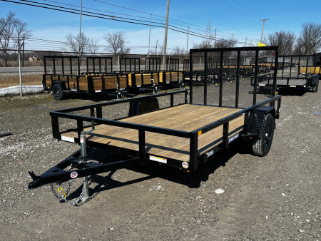 New 2026 Sure-Trac 7 x 12 Tube Top 3K Utility Trailer