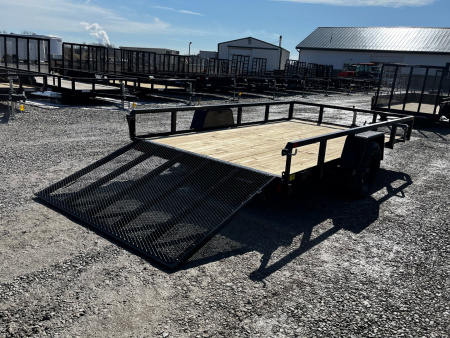 New 2026 Sure-Trac 7 x 12 Tube Top 3K Utility Trailer