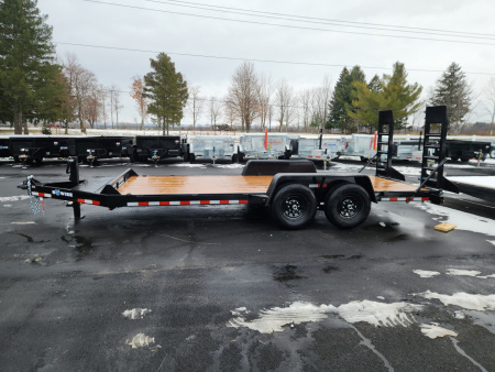 New 2026 BWISE EH14 82x18 14K Tandem Axle Equipment Trailer