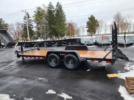 New 2026 BWISE EH14 82x18 14K Tandem Axle Equipment Trailer