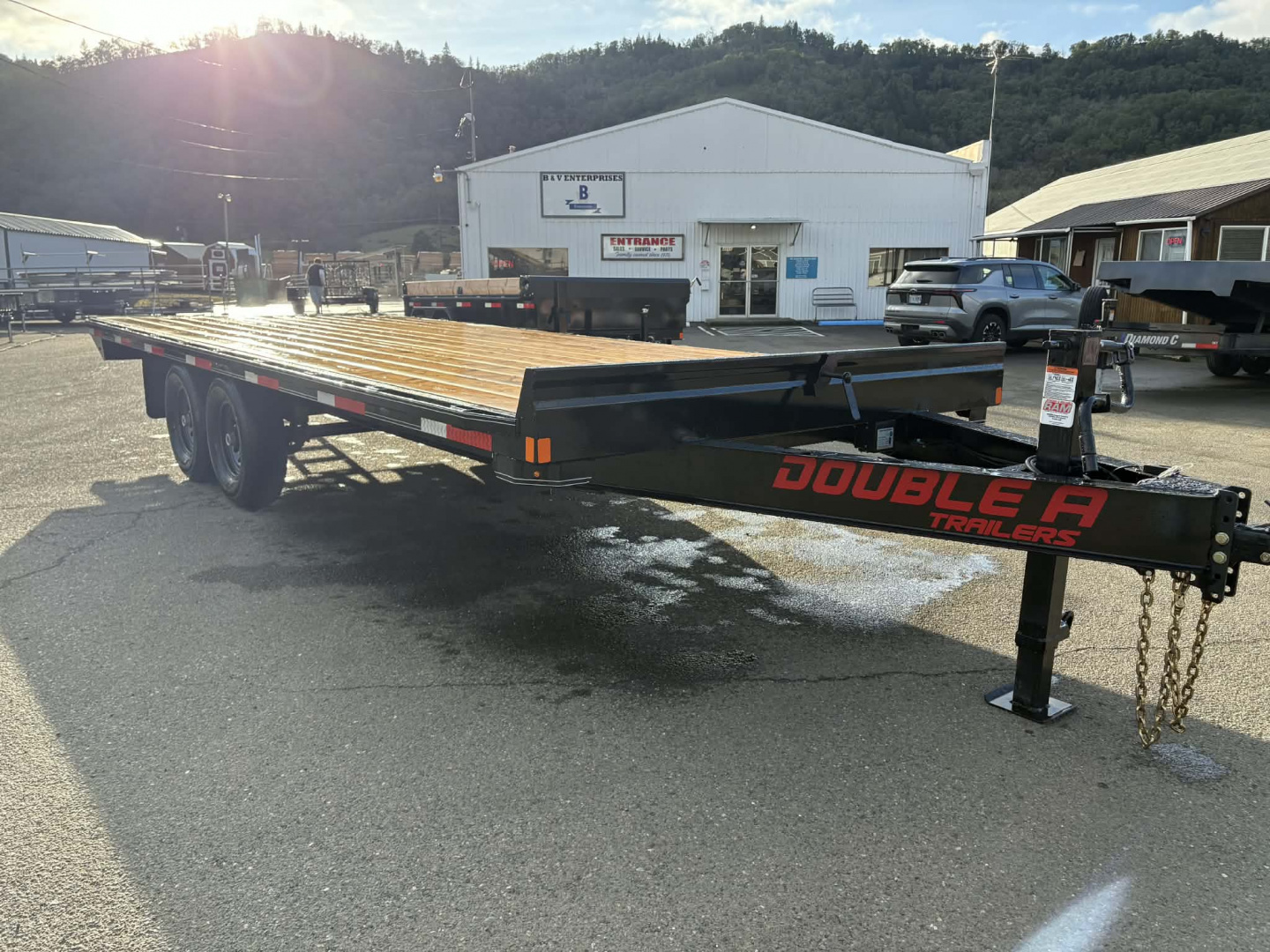 New DECKOVER 2026 DOUBLE A FLATBED TRAILER 102" X 20' 14000 GVWR