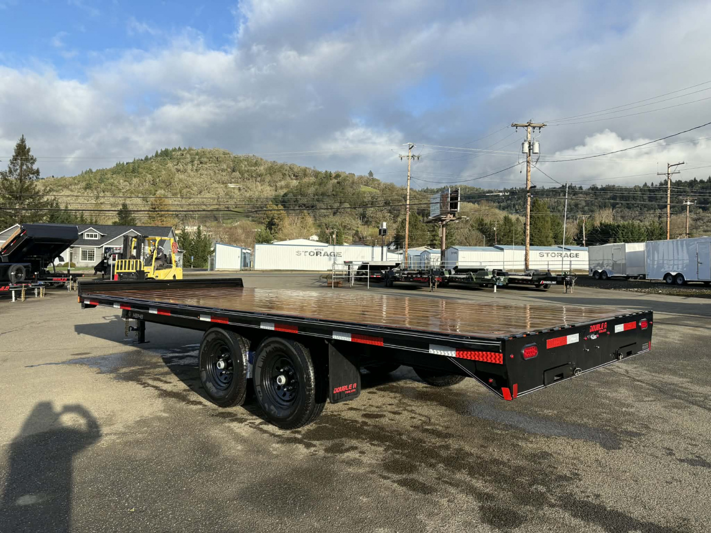 New DECKOVER 2026 DOUBLE A FLATBED TRAILER 102" X 20' 14000 GVWR