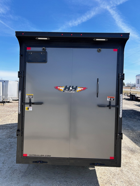 New 2026 H&H Trailers 6X12 7' INTERIOR BLACK-OUT RAMP DOOR Cargo / Enclosed Trailer