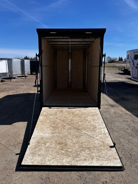 New 2026 H&H Trailers 6X12 7' INTERIOR BLACK-OUT RAMP DOOR Cargo / Enclosed Trailer