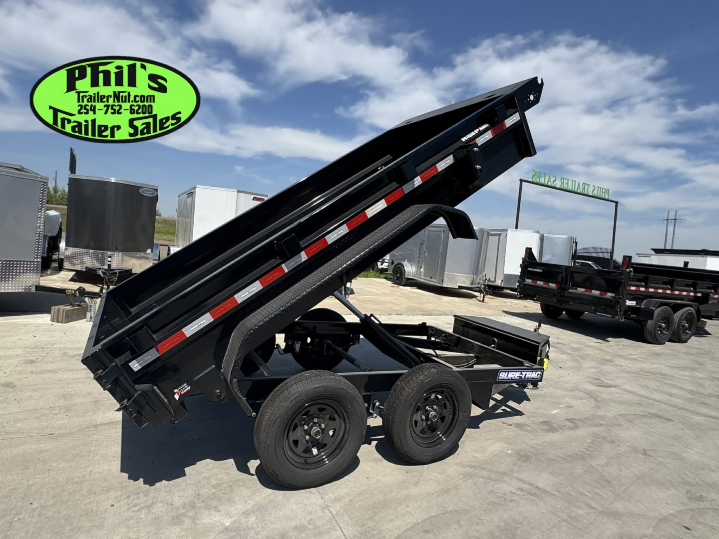 New 2025 Sure-Trac 5X10 Dump Trailer FACTORY CLOSEOUT SPECIAL! LOW PROFILE DUMP TRAILER
