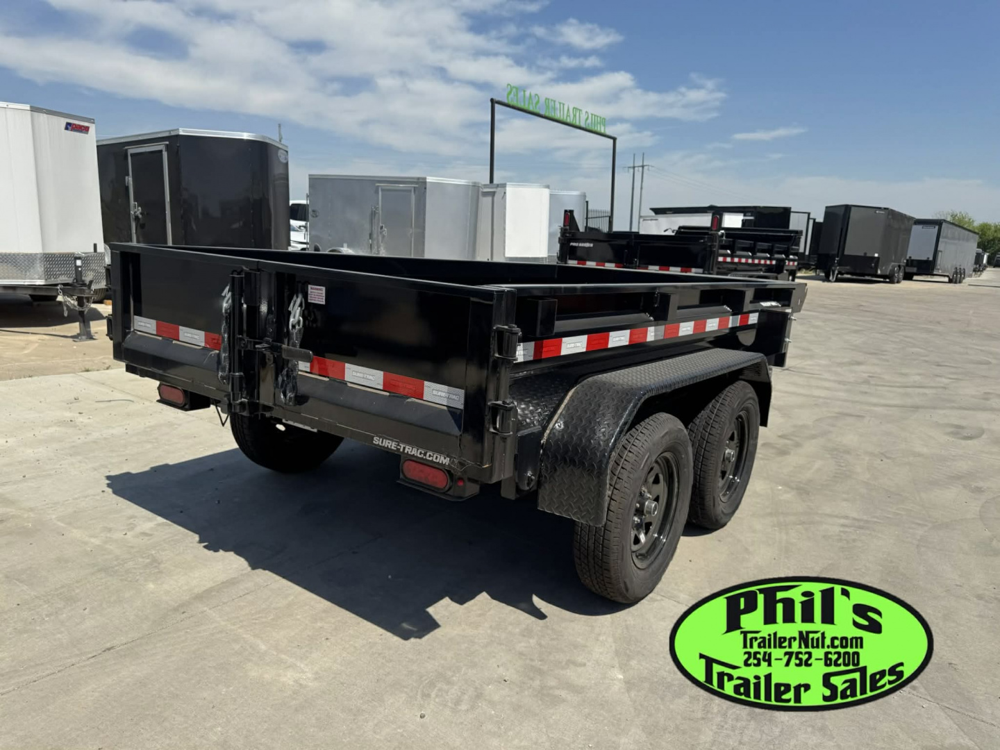 New 2025 Sure-Trac 5X10 Dump Trailer FACTORY CLOSEOUT SPECIAL! LOW PROFILE DUMP TRAILER