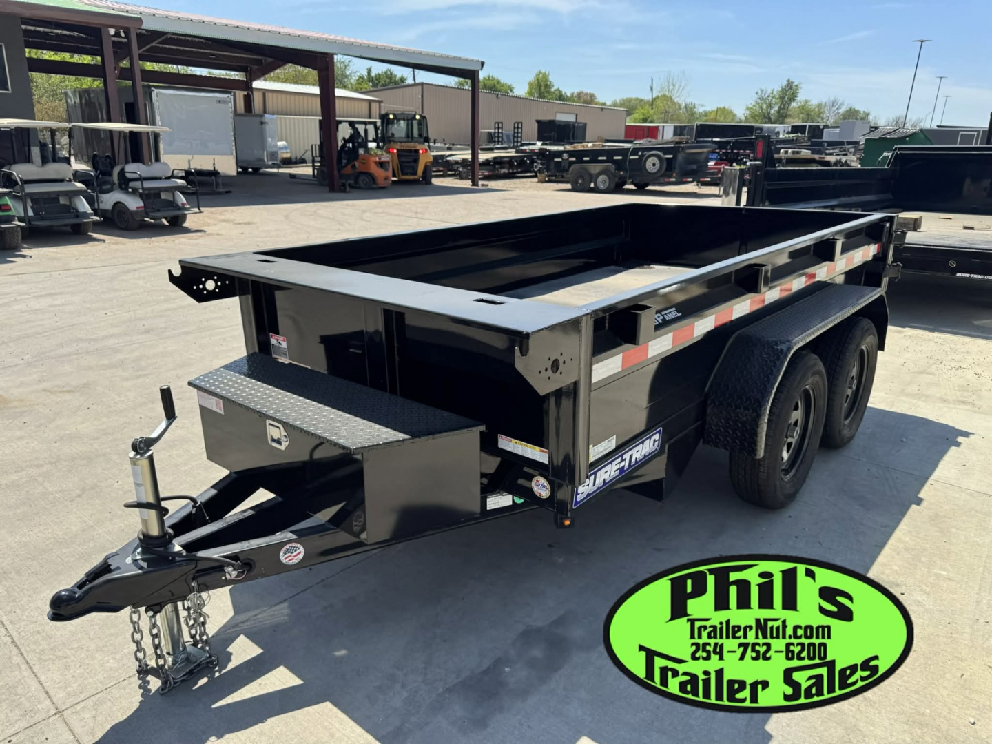 New 2025 Sure-Trac 5X10 Dump Trailer FACTORY CLOSEOUT SPECIAL! LOW PROFILE DUMP TRAILER