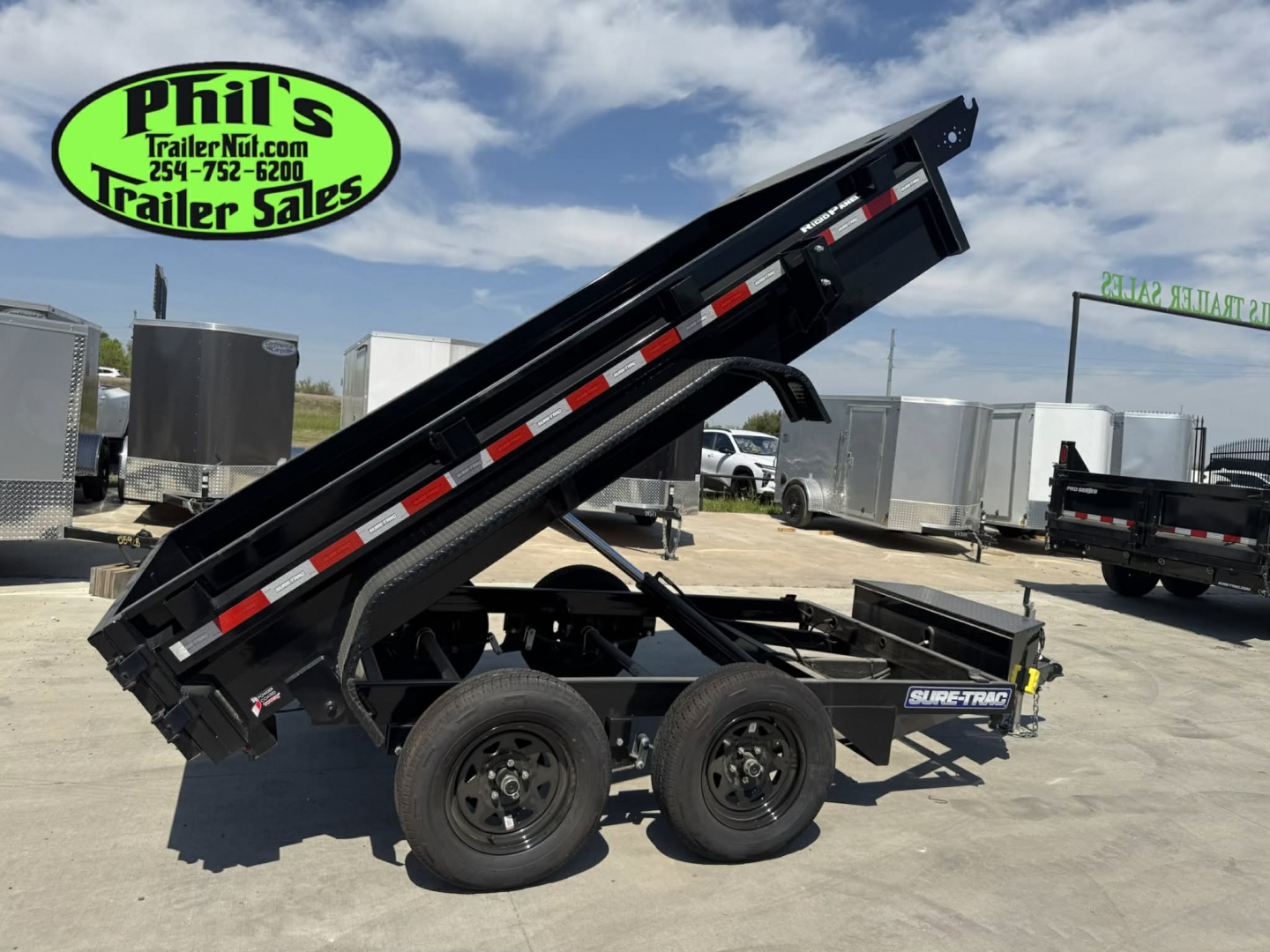 New 2025 Sure-Trac 5X10 Dump Trailer FACTORY CLOSEOUT SPECIAL! LOW PROFILE DUMP TRAILER