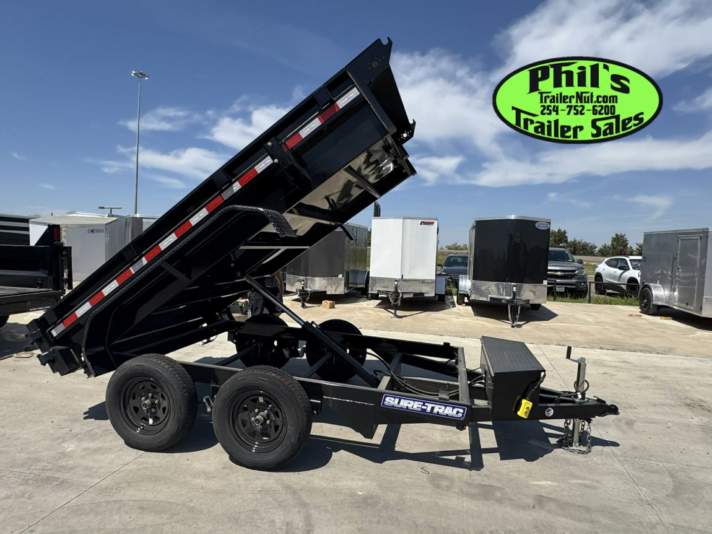 New 2025 Sure-Trac 5X10 Dump Trailer FACTORY CLOSEOUT SPECIAL! LOW PROFILE DUMP TRAILER