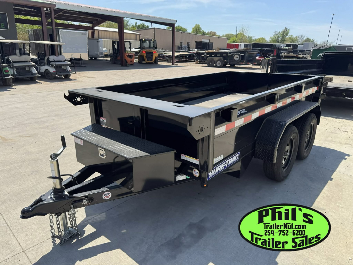 New 2025 Sure-Trac 5X10 Dump Trailer FACTORY CLOSEOUT SPECIAL! LOW PROFILE DUMP TRAILER
