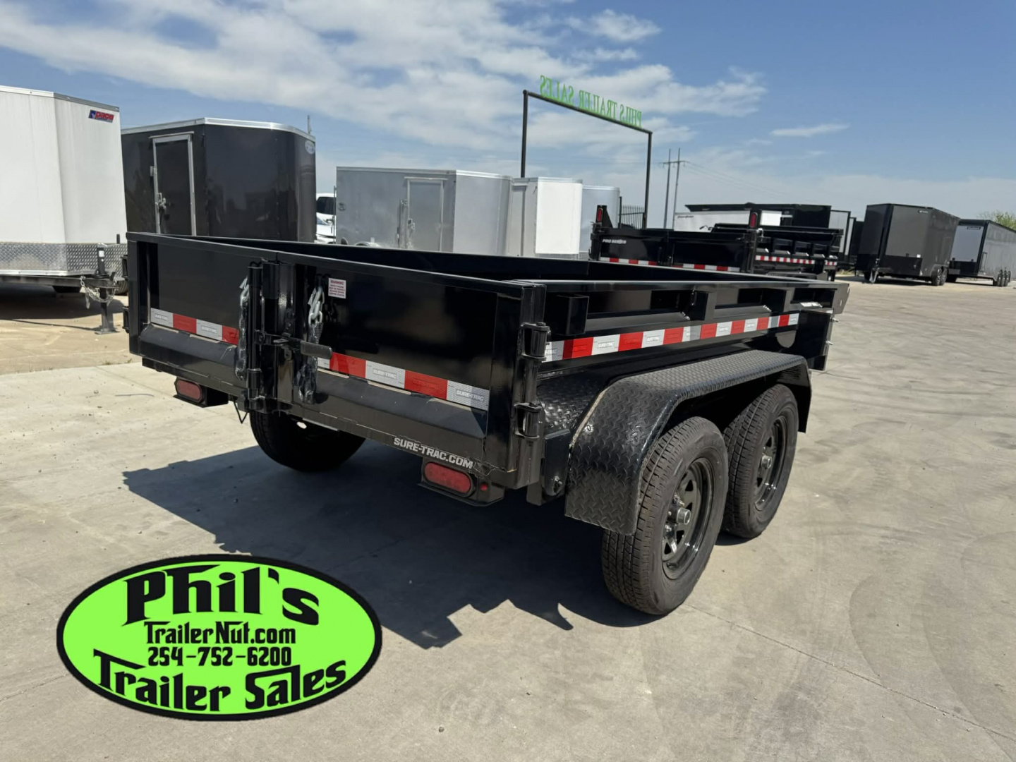 New 2025 Sure-Trac 5X10 Dump Trailer FACTORY CLOSEOUT SPECIAL! LOW PROFILE DUMP TRAILER