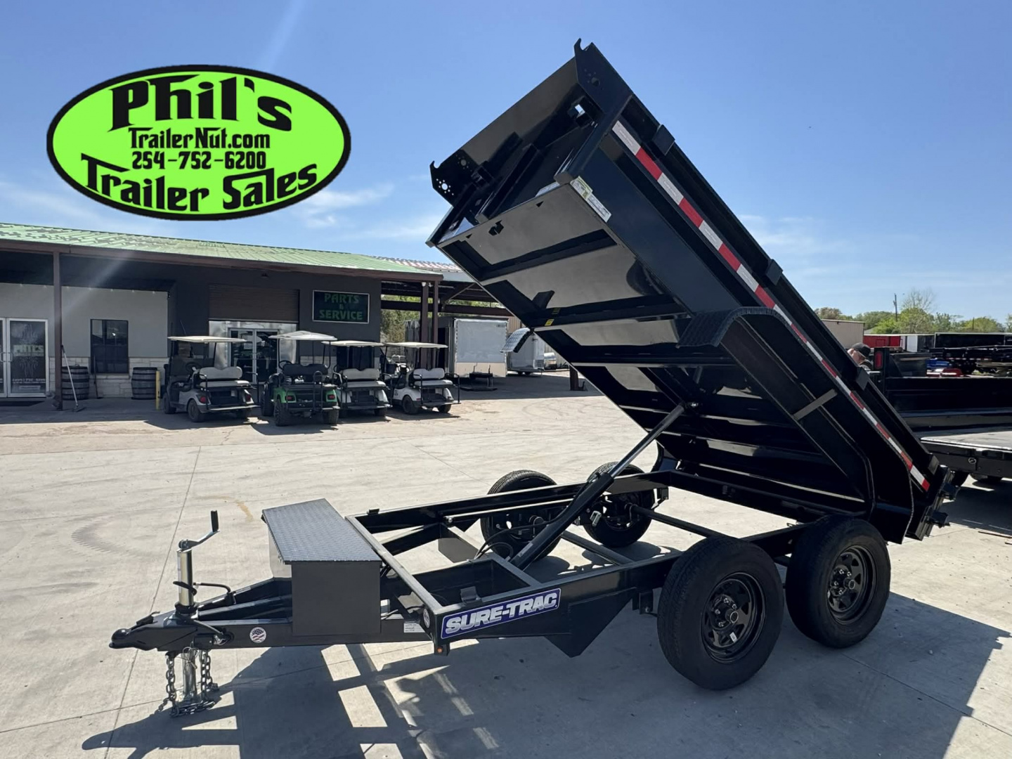 New 2025 Sure-Trac 5X10 Dump Trailer FACTORY CLOSEOUT SPECIAL! LOW PROFILE DUMP TRAILER