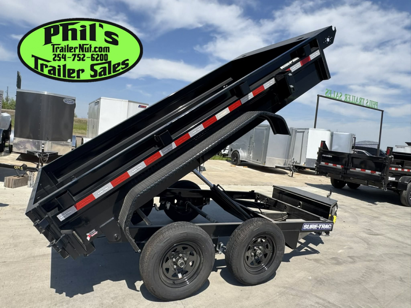 New 2025 Sure-Trac 5X10 Dump Trailer FACTORY CLOSEOUT SPECIAL! LOW PROFILE DUMP TRAILER