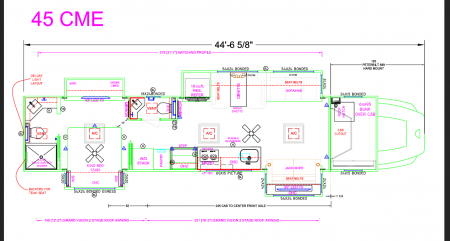 New 2027 Renegade RV Motorhome Peterbilt 589 Class C 45CME - 1.5 Bathrooms