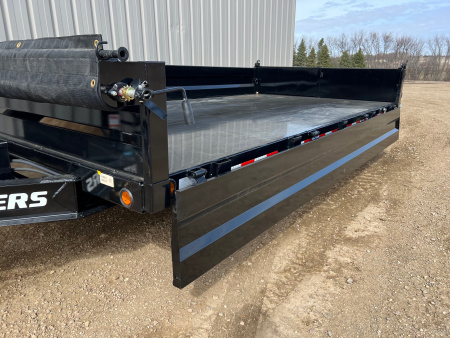 New 2026 PJ Trailers 16' D8 Deckover Dump Dump Trailer
