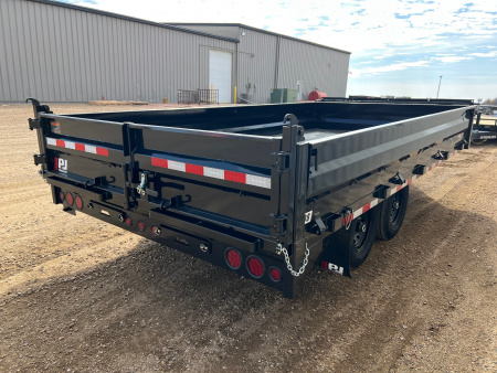 New 2026 PJ Trailers 16' D8 Deckover Dump Dump Trailer