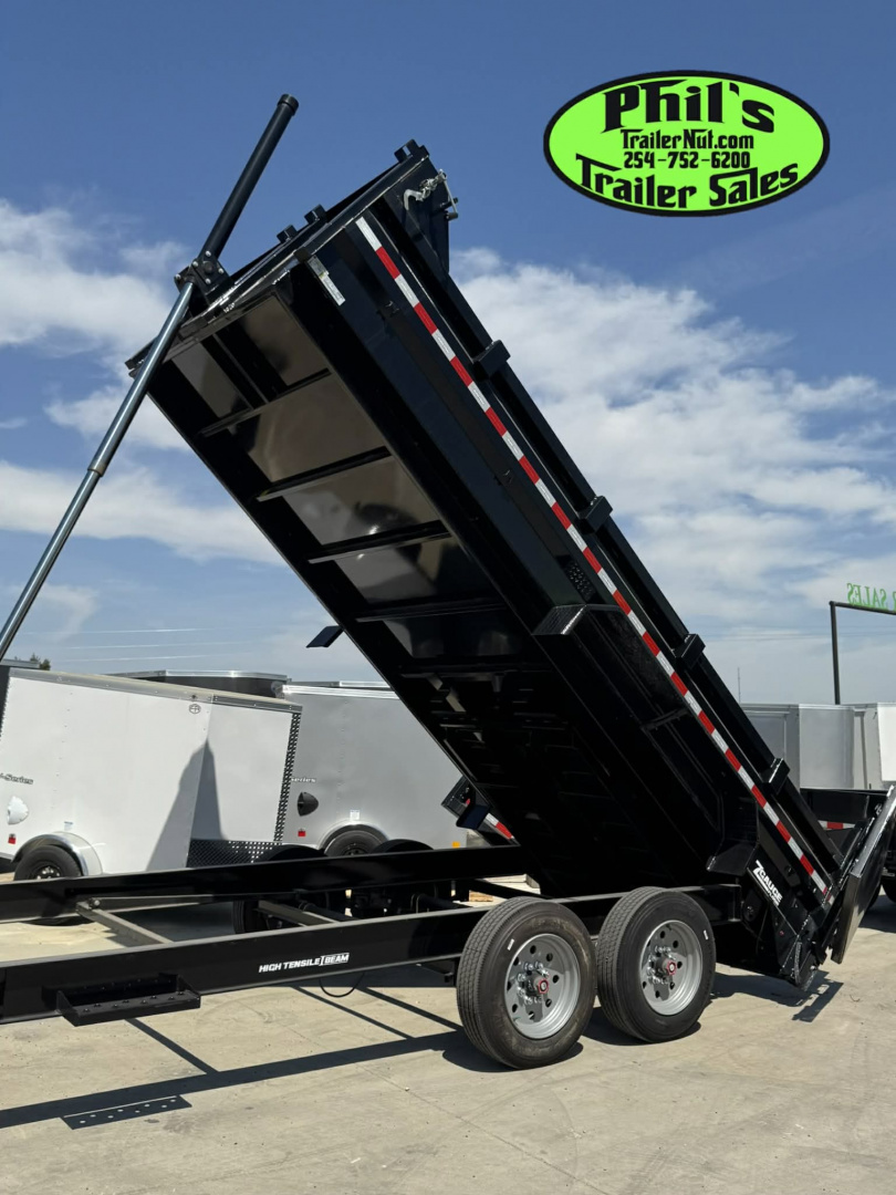 New 2025 Sure-Trac 82X16 Dump Trailer TELESCOPIC LIFT & 8K AXLES! FACTORY CLOSEOUT!