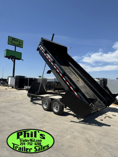 New 2025 Sure-Trac 82X16 Dump Trailer TELESCOPIC LIFT & 8K AXLES! FACTORY CLOSEOUT!