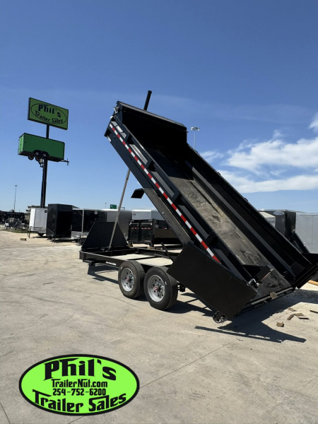 New 2025 Sure-Trac 82X16 Dump Trailer TELESCOPIC LIFT & 8K AXLES! FACTORY CLOSEOUT!