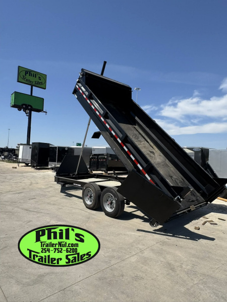 New 2025 Sure-Trac 82X16 Dump Trailer TELESCOPIC LIFT & 8K AXLES! FACTORY CLOSEOUT!