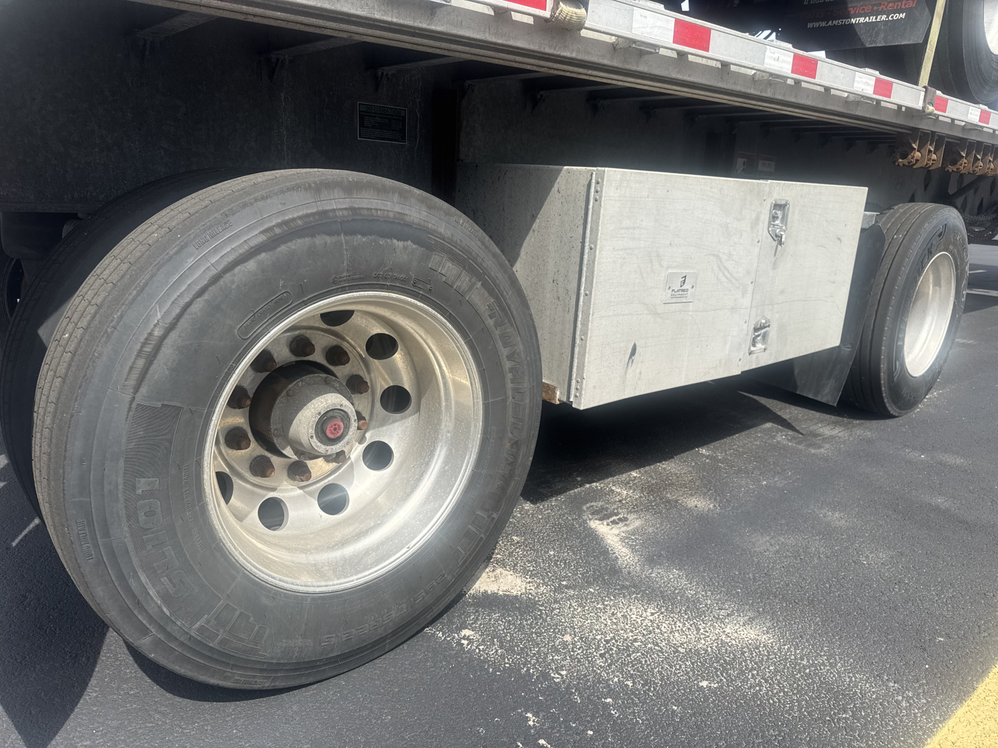 Used 2023 Hyundai 48' Combo Flatbed Semi Trailer - $1200/Month - Sale or Rent to Own