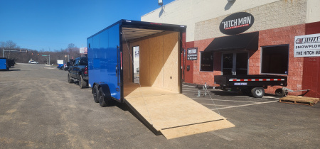 New 7 x 16 Look Element Se V-Nose Cargo Blackout Package 7k