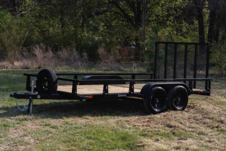 New 2026 HTC 7x14 7K Utility Trailer