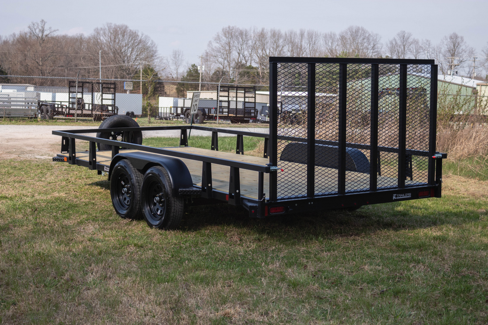 New 2026 HTC 7x16 7K Utility Trailer