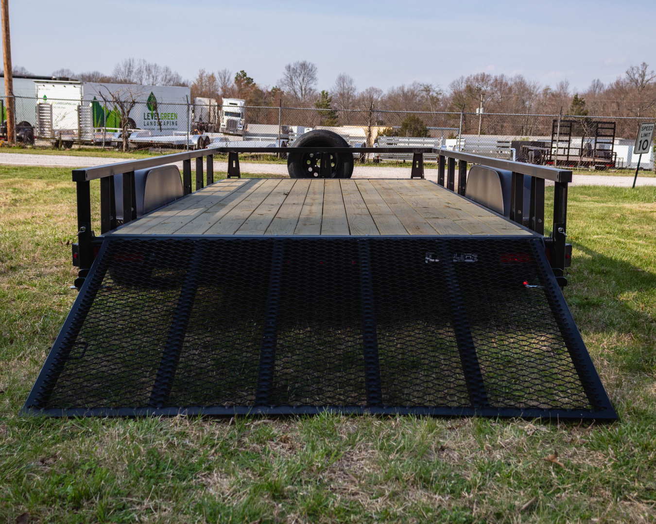 New 2026 HTC 7x16 7K Utility Trailer