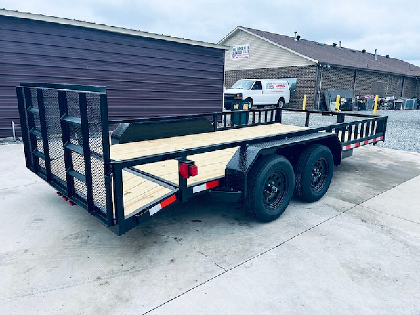 New 2026 Nolan 7X16 ATV Style Utility Trailer 7K