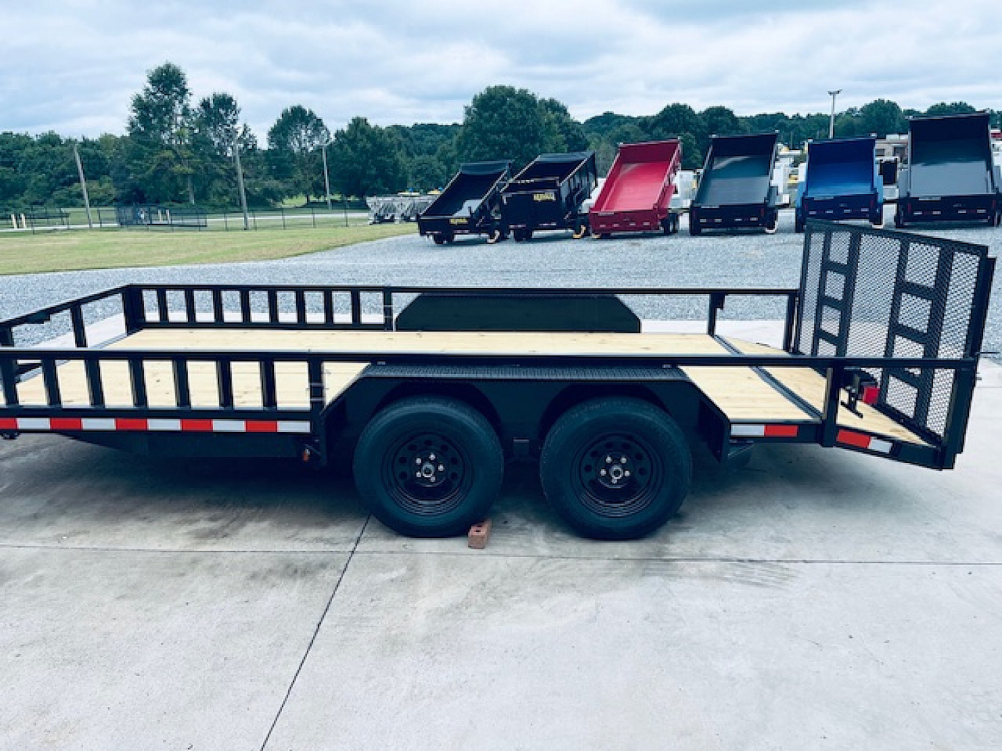 New 2026 Nolan 7X16 ATV Style Utility Trailer 7K