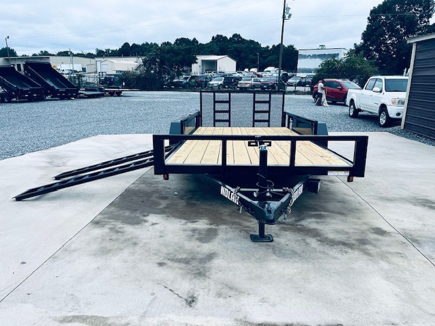 New 2026 Nolan 7X16 ATV Style Utility Trailer 7K