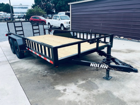 New 2026 Nolan 7X16 ATV Style Utility Trailer 7K