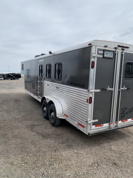 Used 2014 3 Horse Bison Stratus Trailer