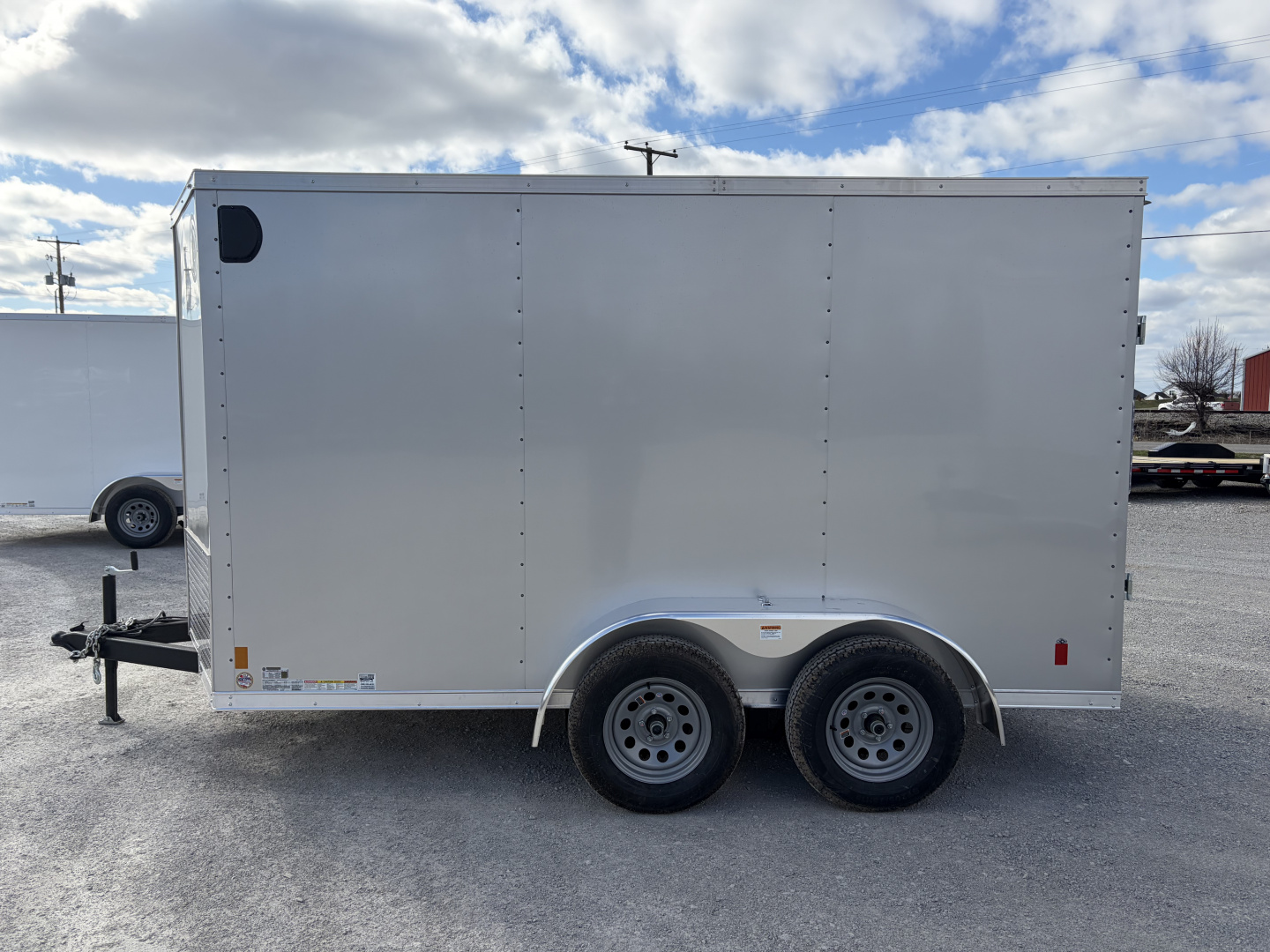 New 2026 Darkhorse Cargo DHW6X12TA35 (6' X 12') 7K V-Nose 1500 Series Cargo / Enclosed Trailer