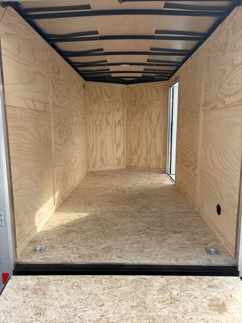 New 2026 Darkhorse Cargo DHW6X12TA35 (6' X 12') 7K V-Nose 1500 Series Cargo / Enclosed Trailer