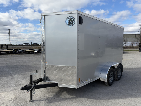 New 2026 Darkhorse Cargo DHW6X12TA35 (6' X 12') 7K V-Nose 1500 Series Cargo / Enclosed Trailer