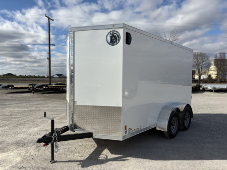 New 2026 Darkhorse Cargo DHW6X12TA35 (6' X 12') 7K V-Nose 1500 Series Cargo / Enclosed Trailer