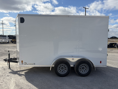 New 2026 Darkhorse Cargo DHW6X12TA35 (6' X 12') 7K V-Nose 1500 Series Cargo / Enclosed Trailer