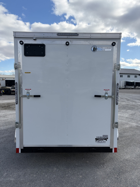 New 2026 Darkhorse Cargo DHW6X12TA35 (6' X 12') 7K V-Nose 1500 Series Cargo / Enclosed Trailer