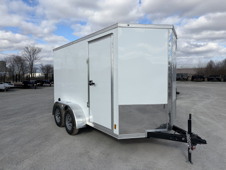 New 2026 Darkhorse Cargo DHW6X12TA35 (6' X 12') 7K V-Nose 1500 Series Cargo / Enclosed Trailer