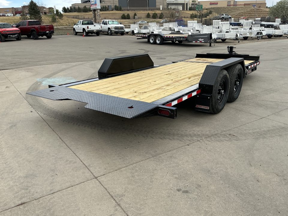 New 2026 Midsota 7x20 15.4 GVWR Flatbed Trailer