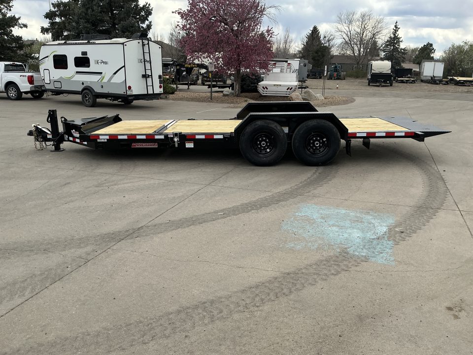 New 2026 Midsota 7x20 15.4 GVWR Flatbed Trailer