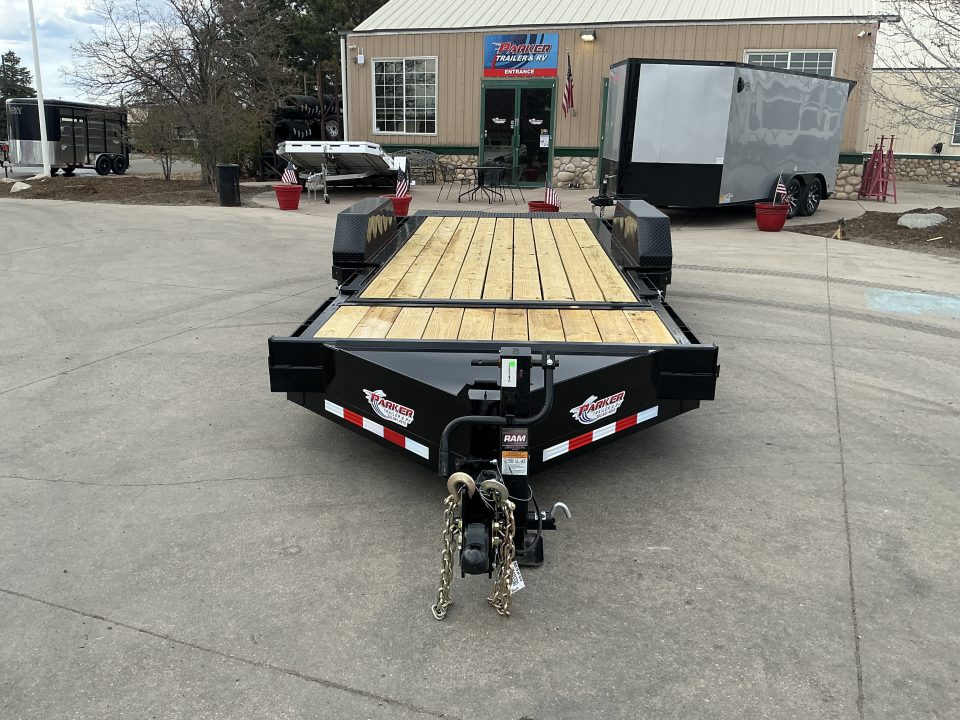 New 2026 Midsota 7x20 15.4 GVWR Flatbed Trailer