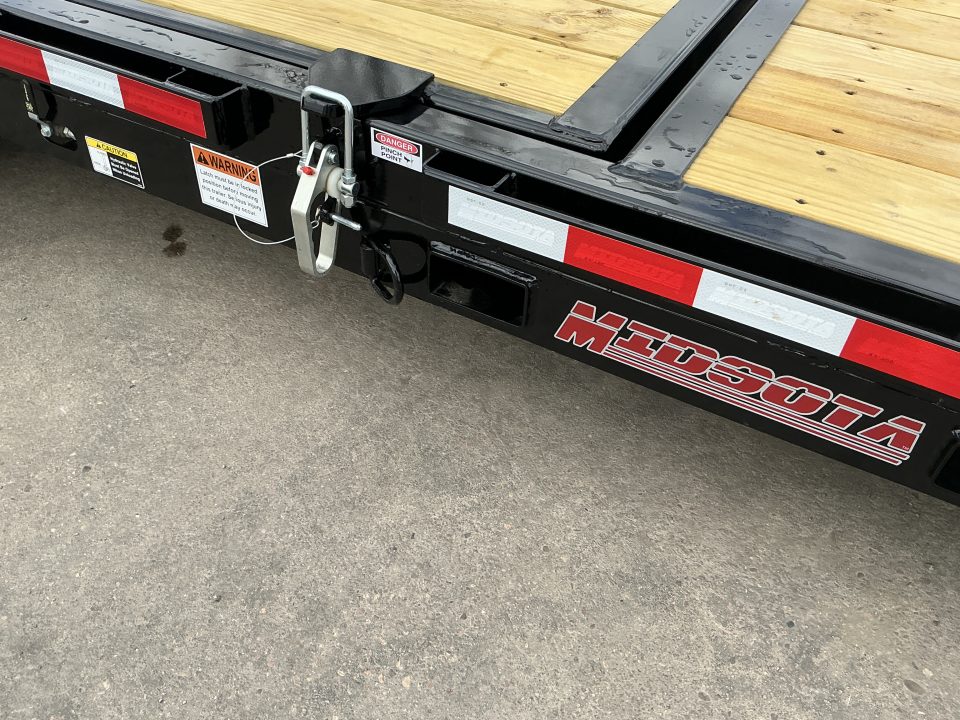 New 2026 Midsota 7x20 15.4 GVWR Flatbed Trailer