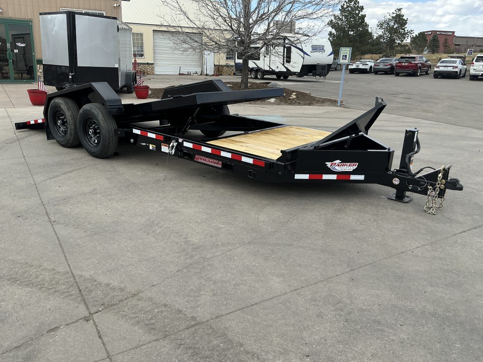New 2026 Midsota 7x20 15.4 GVWR Flatbed Trailer